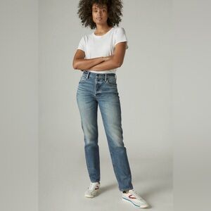 Lucky High-Rise Drew Mom Straight Leg Jeans